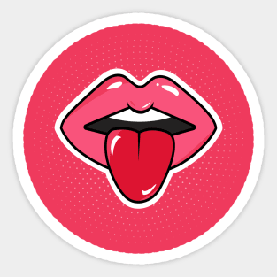 Pop-Art lips Sticker